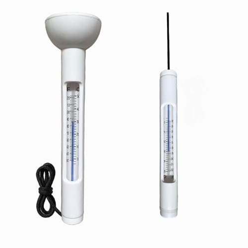 Floating Pool Thermometer, Dual-Mode Easy-Read Water Temperature Gauge
