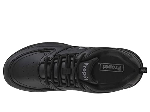 Image of Propet Mens Life Walker Sport Walking Walking Sneakers Shoes - Black