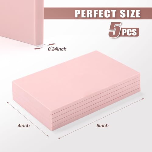Image of Bobblebro Linoleum Blocks for Printmaking Supplies - 5PCS 4 inchx6 inchRubber Linocut Block Printing Kit for Stamp Carving, Soft Relief Printing Linoleum for DIY Crafts & Art Projects