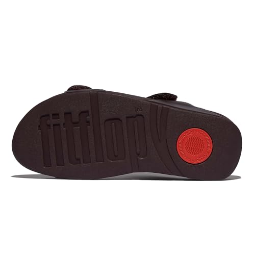 FitFlop Women's Lulu Adjustable Leather Slides Buckle4