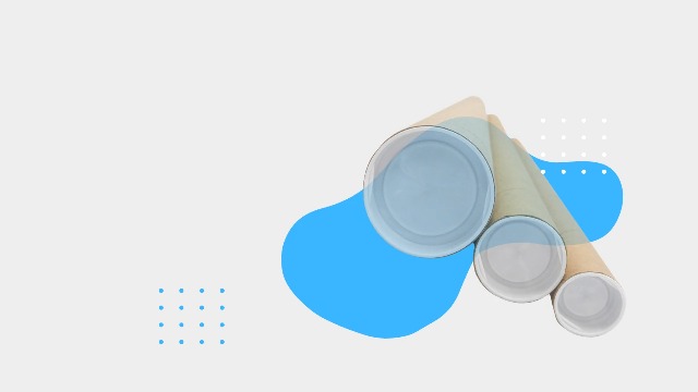 MagicWater Supply Heavy Duty Mailing Tubes - Durable Cardboard for Shipping, Storing & Protecting Posters Artwork Documents and Blueprints with Secure End Caps - 12 Pack 2 in x 18 in Kraft - US Made.