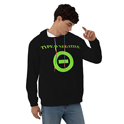 XENITE Type Music O Negative Men's Hoodies Pattern Pullover Hooded Sweatshirt Streetwear Hooded Tops3