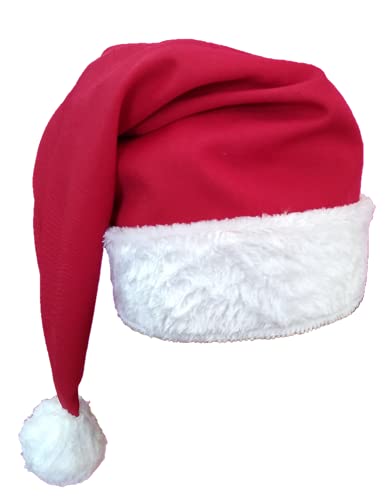 Roupa Papai Noel Adulto C/Barba+óculos+luvas Luxo Completo 9PÇ (G)