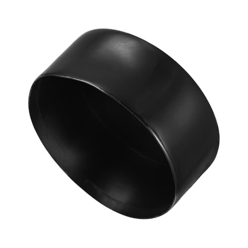 Image of uxcell 4pcs Rubber End Caps 120mm ID Vinyl Round End Cap Cover Screw Thread Protectors Black, 50mm Height
