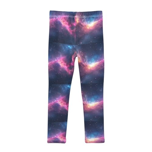 Boccsty Colorful Galaxy Pattern Girls Leggings Kids Yoga Pants Dance Active Tights 4T2