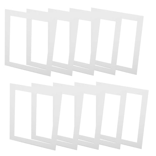 ULDIGI Picture Frame Mats Photo Mats 12x10 Precut Mats for Framing Mat Board Center