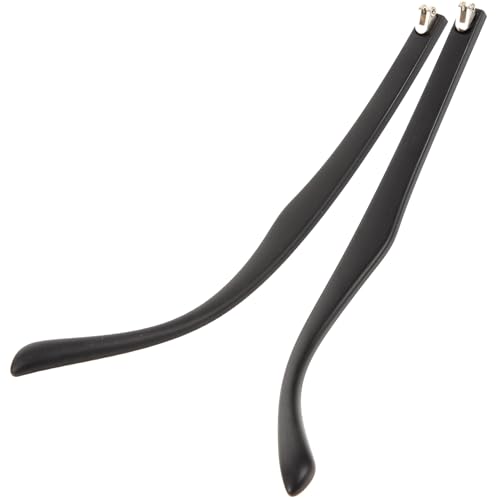 ULTECHNOVO Patillas de Repuesto para Gafas de Sol Negras, de Brazos de Silicona Titanio Resistentes para Reparación y Reemplazo Práctico de Gafas