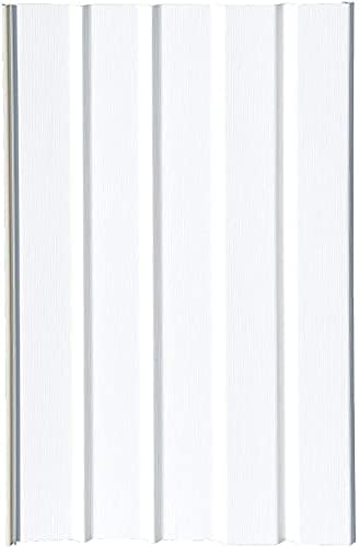 Mobile Home Vinyl Skirting Box of 8 White Solid Panels 16" Wide by 35" Tall. Premium 40 Mil Thickness