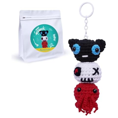 Mintion Halloween Crochet Kit for Beginner, Amigurumi SpookPals with Step-by-Step Video Tutorials, All-in-one Beginner Crochet Kit for Adults Kids Cover