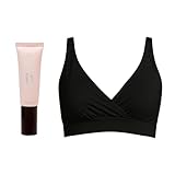 HATCH Maternity Bundle, Hydrating Nipple + Lip Rescue Balm (1 oz) & The Dream Feed & Sleep Bra (Black, Size Medium) for Hands-Free Pumping & Nursing, for Pregnancy & Beyond