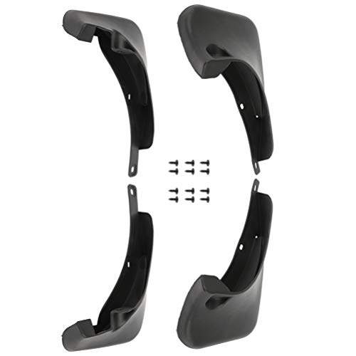 Image of ECCPP Mudguard Splash Guards Front & Rear 2006-2008 for Toyota for RAV4 2.4L 2009-2012 for Toyota for RAV4 2.5L Mud Flaps Set of 4 Flexible and Bendable Mud Flaps Splash