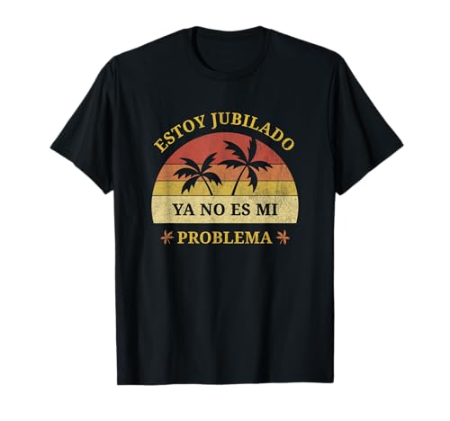Estou aposentado já não é o meu problema, design da reforma t-shirt, Preto, S