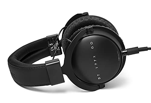 Massdrop X Beyerdynamic Dt 177X Go Over-Ear Closed-Back Headphones, 32 Ohms, Detachable Cable, Replaceable Velour & Sheep Skin Ear Pads #TOP3