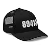 Zip Code 89413 Hat Glenbrook Nevada NV Trucker Hat Embroidered Trendy Snapback Unisex Baseball Cap Black #5