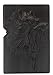 Natural Ebony Black Wood Carved Lighter Shell Box For Zippo Module (Wolf Totem)