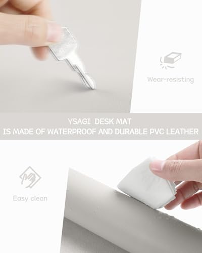 YSAGi Non-Slip Leather Desk Pad and Blotter Mat #TOP27