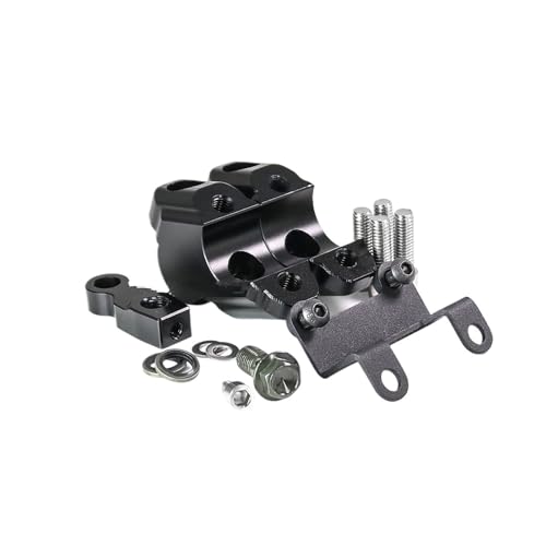 Rehausseurs de guidon MT-07 noir avec kit de relocalisation de compteur