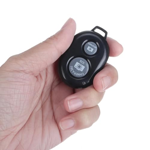 Image of Wireless Bluetooth Remote for Moblie Camera, Bluetooth Remote Control Shutter Button for Selfie Click Compatible All iOS & Android - (Bluetooth Selfie Remote)