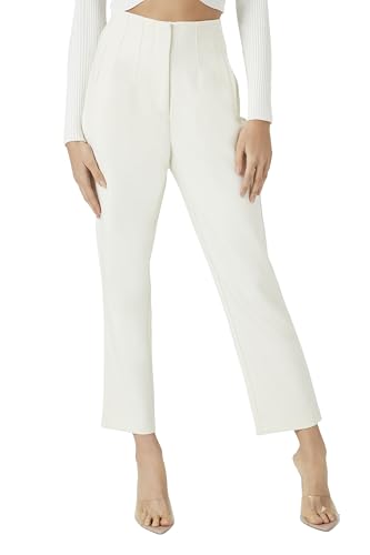 Forever 21 Women's Pleated High-Rise Pants2