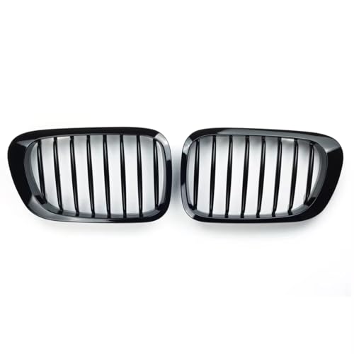 Parrilla de riñón negro brillante que renueva la elegancia frontal de tu coche E46 de 2 puertas