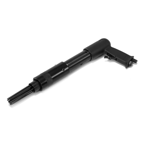 Combo de martelo pneumático 190 de cilindro médio com acessório de agulha e conjunto de cinzel de 4