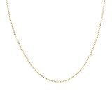 Gold Chain Necklace - Premium Quality 22k Gold Plated - Chain Necklace for Women or Men - Elegantia...