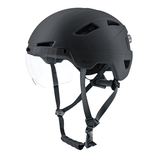 Masdio Lightweight Bicycle Helmets with LED Lights, with Visor,...