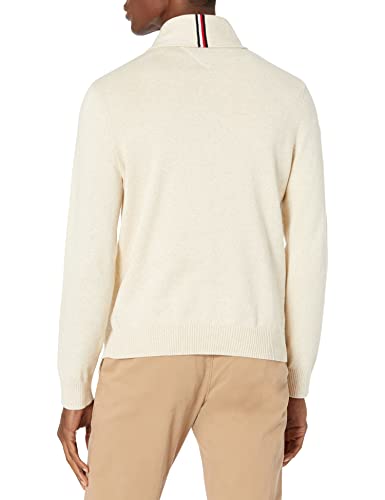 Tommy Hilfiger Mens Duvall Shawl Pullover Sweater, Gravel Htr, Large Us #TOP1