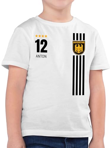 Kinder T-Shirt Jungen - 2024 Fussball EM Fanartikel - Deutschland Germany...