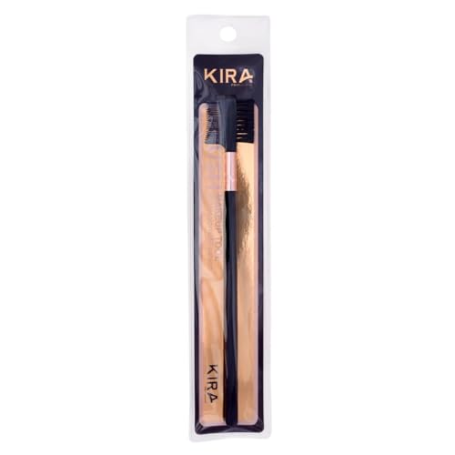 Image of KIRA Professional Dual-Ended Eyebrow Brush and Comb - Precision Lash & Brow Grooming Tool for Makeup and Styling