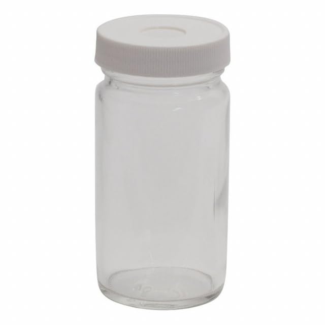 J.G. Finneran Associates 9-141, Standard 125mL Short Septum Jar (3 Packs of 24 pcs)