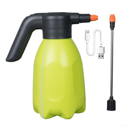 Planta eléctrica personalizable para Mister 2L con operación de un botón para un uso sin esfuerzo en jardines (la hierba verde es verde)