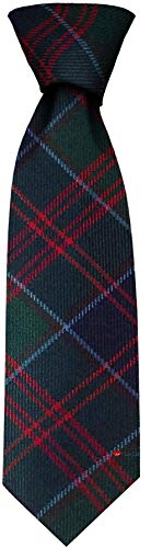 Cravate Stewart of Appin tartan vert et bleu accessoire de cou écossais pour costume