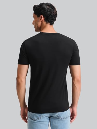 Image of XYXX Men's Iconique Solid Supima Cotton Slim Fit T-Shirt | Super Soft Half Sleeve Tshirts with Superior Colour Retention