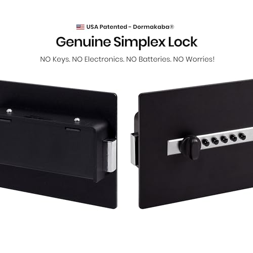 Image of Viking Security Safe VS-20SX Heavy Duty Small Mechanical Simplex Lock Multi Gun Safe Multi Handgun Capacity Pistol