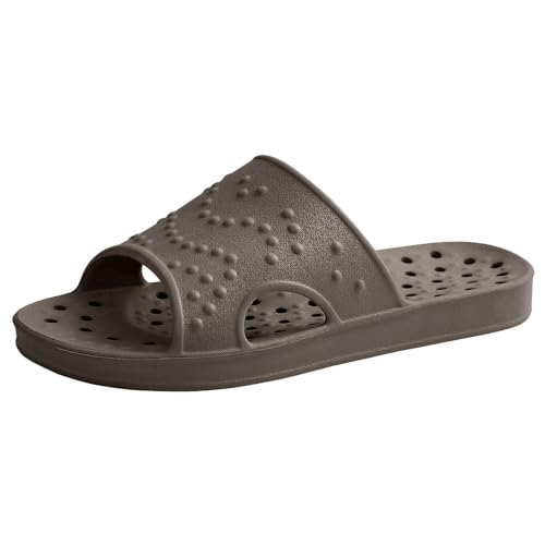 Image of shevalues Shower Shoes for Women Men with Arch Support Quick Drying Pool Slides Lightweight Beach Sandals with Drain Holes