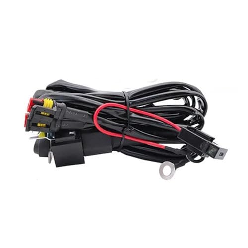 Faros auxiliares de moto LED para BMW F800GS y F700GS con kit de cableado de relé a prueba de agua