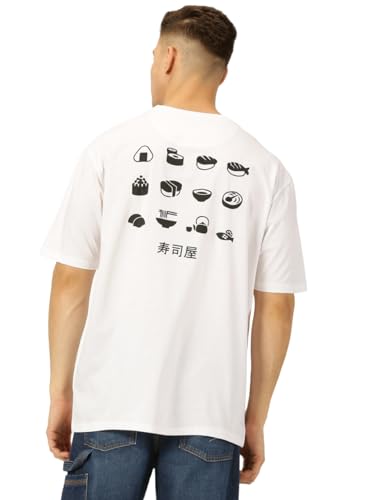 Image of Thomas Scott Men's | Graphic | Half Sleeve | Oversized Fit | Cotton Blend | Crew Collar | Casual Tshirt
