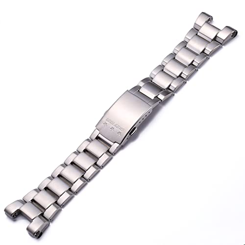 WRISTARMOR Stainless-Steel g-Shock Replacement Band Suitable for Casio GST-B100 GST-210 GST-S300 GST-S110 GST-S100 GST-W110 Men's Bracelet Watch Strap(Silver) - Image 4