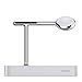 Belkin Valet Charge Dock for Apple Watch + iPhone, iPhone Charging Dock for iPhone 11, 11 Pro, 11 Pro Max, Xs, XS Max, XR, X, 8/8 Plus and More, Apple Watch Series 4, 3, 2, 1, Silver (F8J183ttSLV-APL)