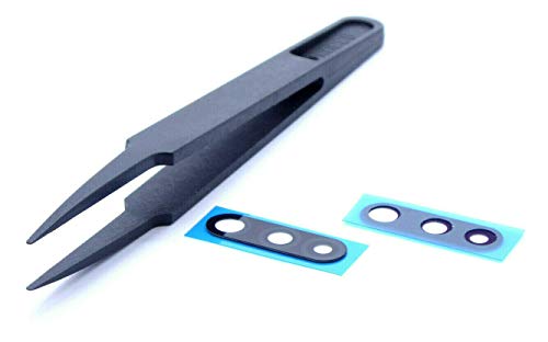 handywest Kompatibel mit Huawei P30 Lite New Edition 2019 Kamera Glas Camera Linse Ersatz Kameraglas Abdeckung Hauptkamera Rückseite Kamera Objektiv Glas inkl Kleber und Werkzeug