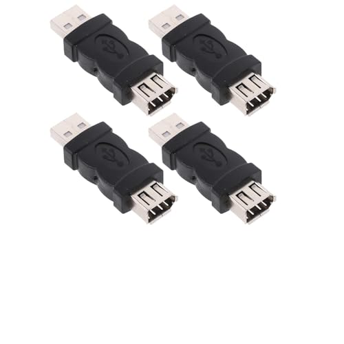 SEWACC 4pcs Pin Female to USB Male Converter Adapter to USB Interface for Digital Devices Plug and Play No Driver Needed Wide Compatibility