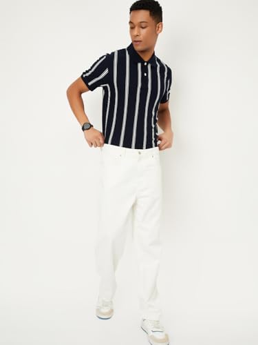 Image of Max Men Striped Polo T-Shirt