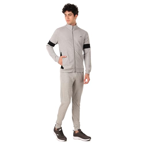 Image of Vector X OTS-326 Men's Regular Fit Type Sports /Gym Wear Winter Track Suit Zipper Set
