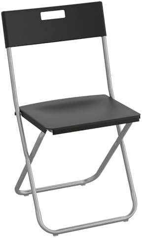 IKEA GUNDE - Folding chair, black