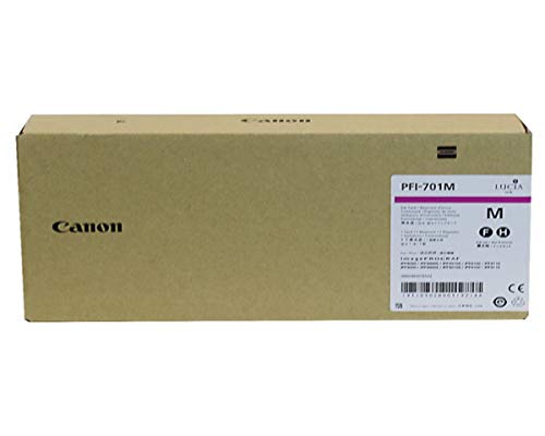 Image of PFI-701M Pigment Magenta Ink Tank 700ML for IPF9000