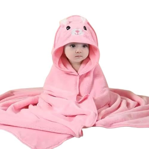 Image of Safe-O-Kid Baby Hygiene Combo | 1 Cap Mitten Bootie Set, 1 Baby Hooded Bath Towel & 1 Sponge Swab | Newborn Bathing & Grooming Essentials Kit for Babies - Assorted