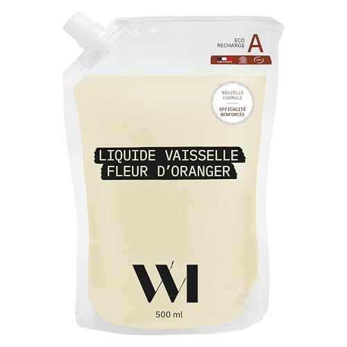 WHAT MATTERS Éco-Recharge Liquide Vaisselle au parfum Fleur d'Oranger 500ml
