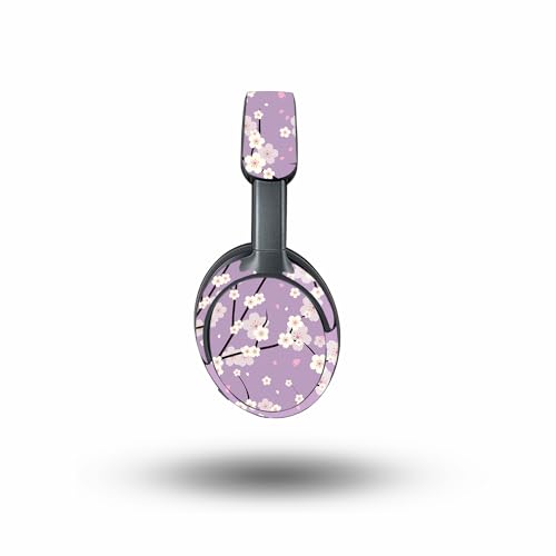 Image of MightySkins Skin Compatible with Bose QuietComfort Ultra - Sakura Purple | Protective, Durable, and Unique Vinyl Decal wrap Cover | Easy to Apply, Remove, and Change Styles