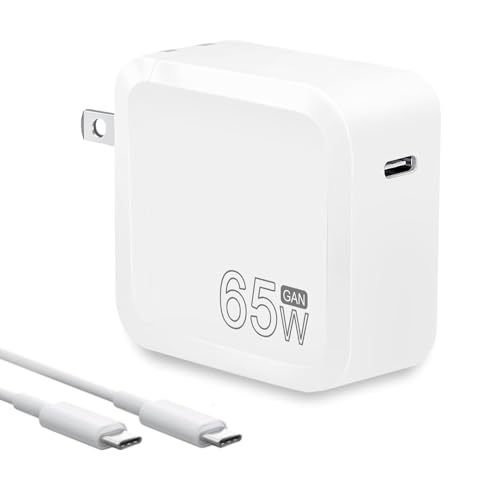 Nyssar 65W USB-C Charger for LG Gram 14 15 16 17 - Featherweight Power Fast Adapter - CE Certified Safe Replacement